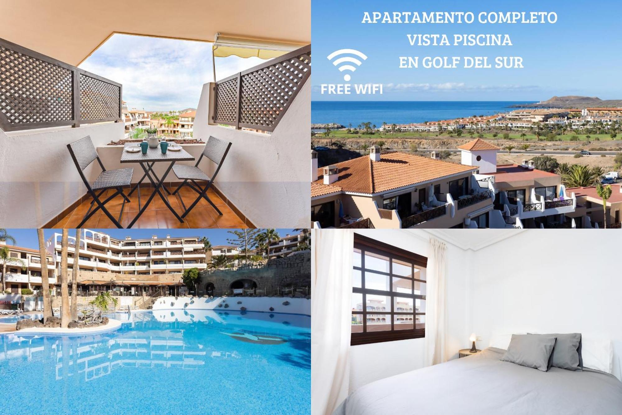 Apartamento Con Piscina Golf Del Sur Сан Мигель Экстерьер фото